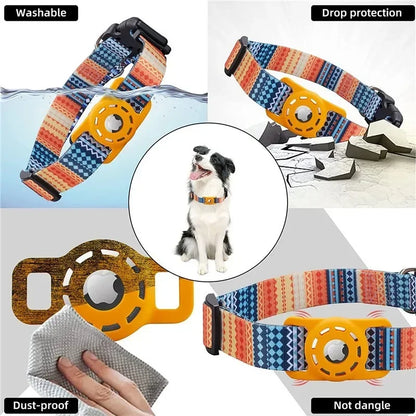 Digital Printing Collar for Apple Airtag - Pets Accessories